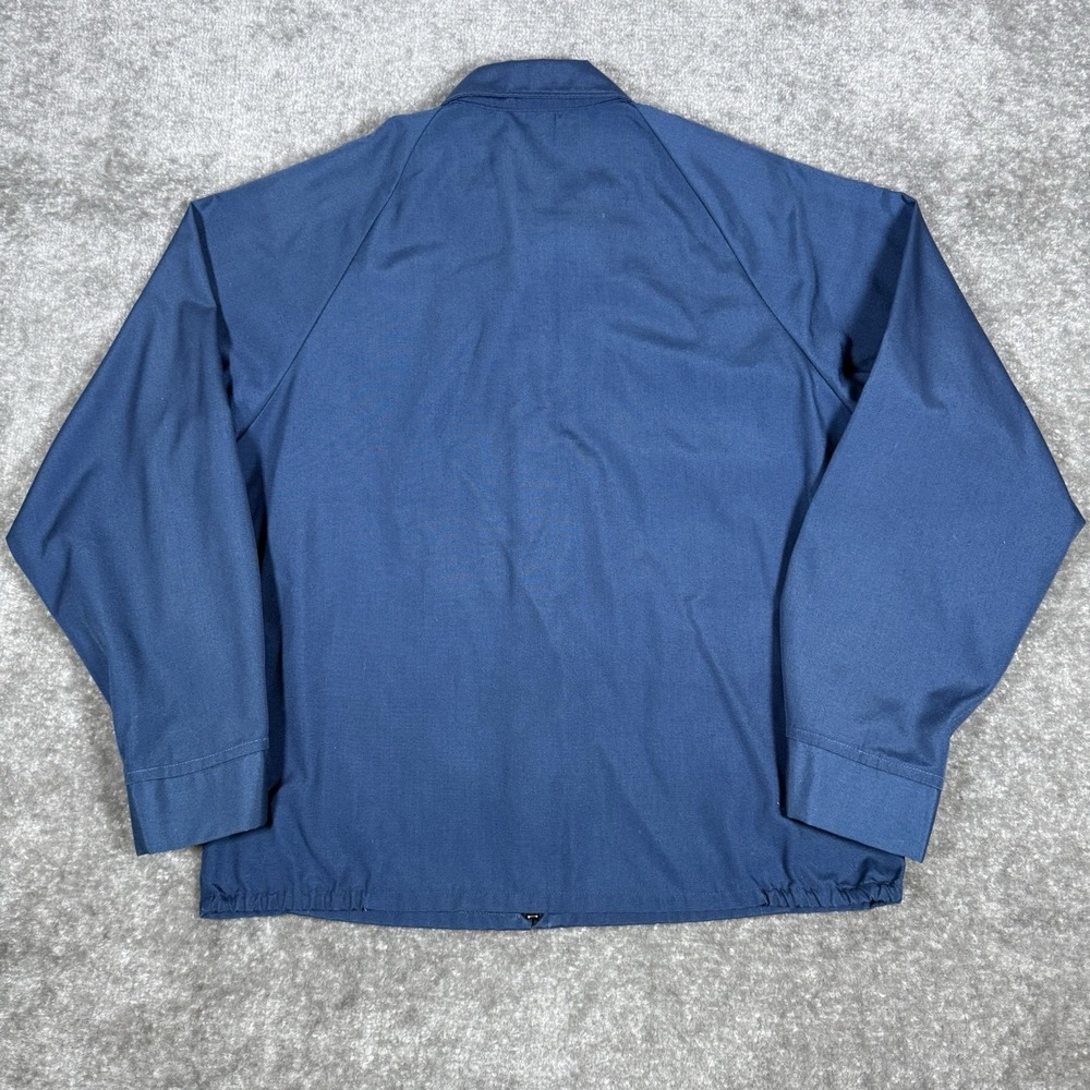 Vintage Fashion Group Ltd‎ Bi Swing Jacket Men's Medium Blue Full Zip Boxy - Picture 2 of 8